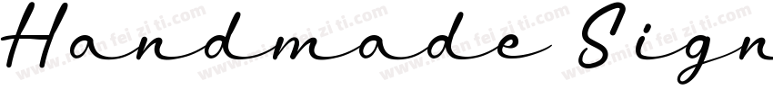 Handmade Signature字体转换